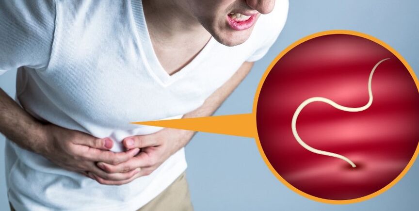 Symptoms signaling the presence of parasites
